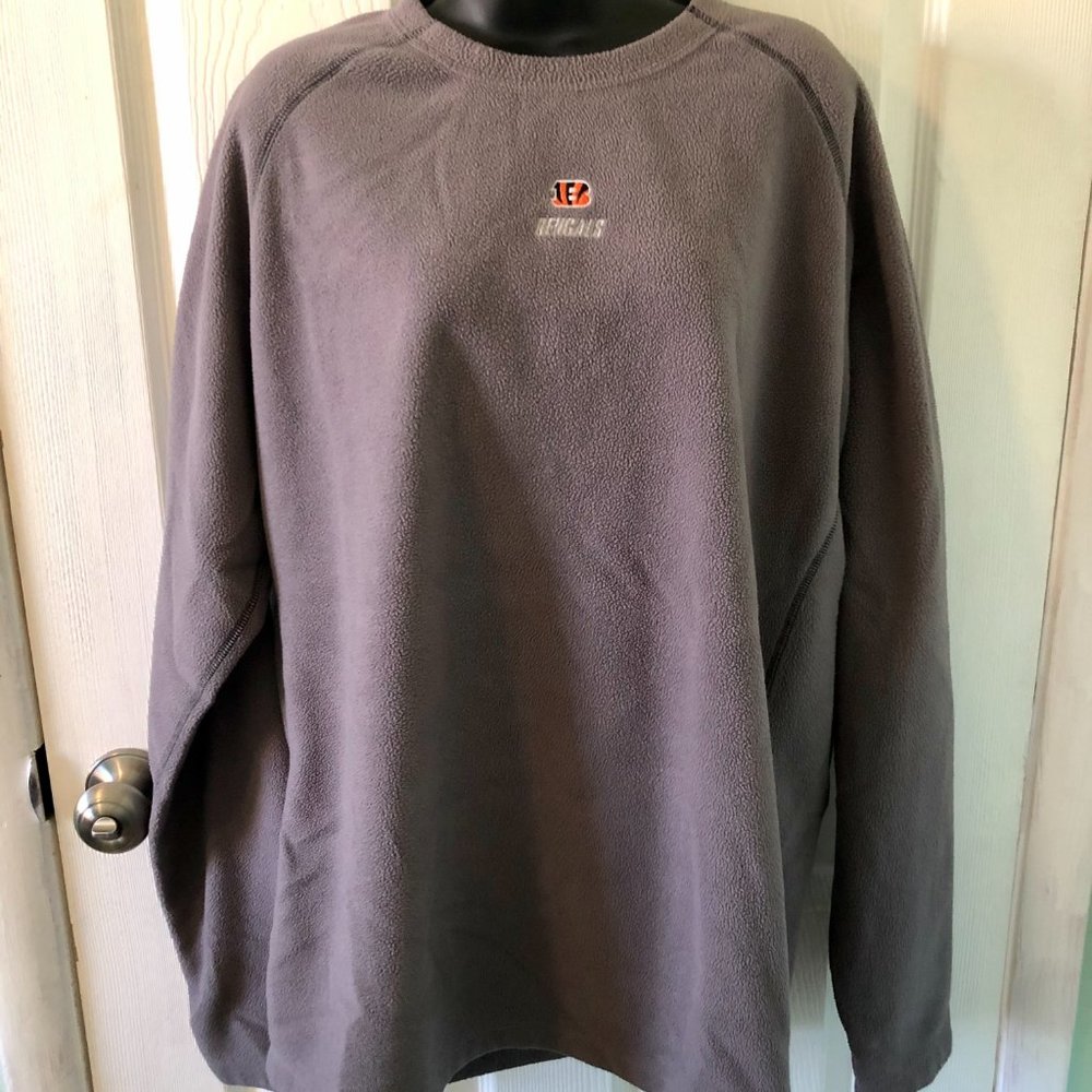 Super Soft Grey Bengals Sweatshirt Size XL